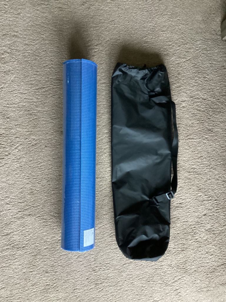Yoga or exercise mat.