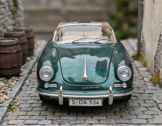 Burago 1.18 scale Porsche 356b cabriolet 