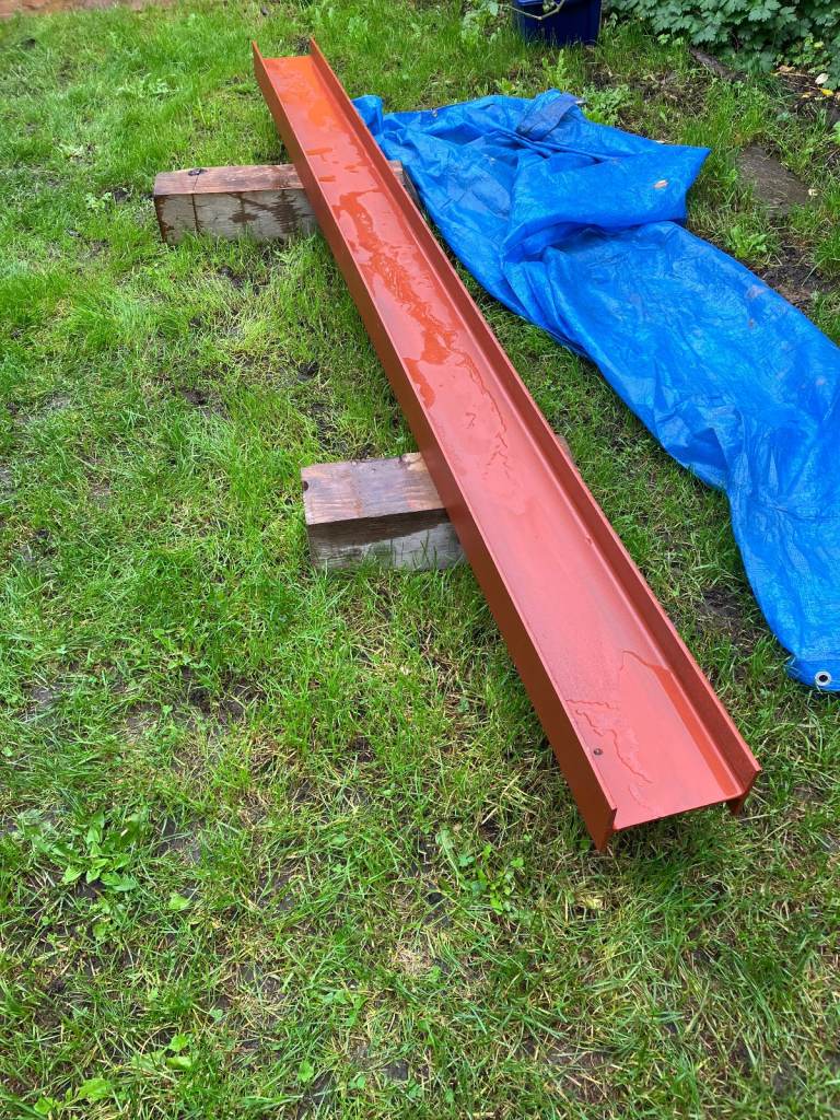 Steel beam RSJ 100mm x 180mm x 2600mm