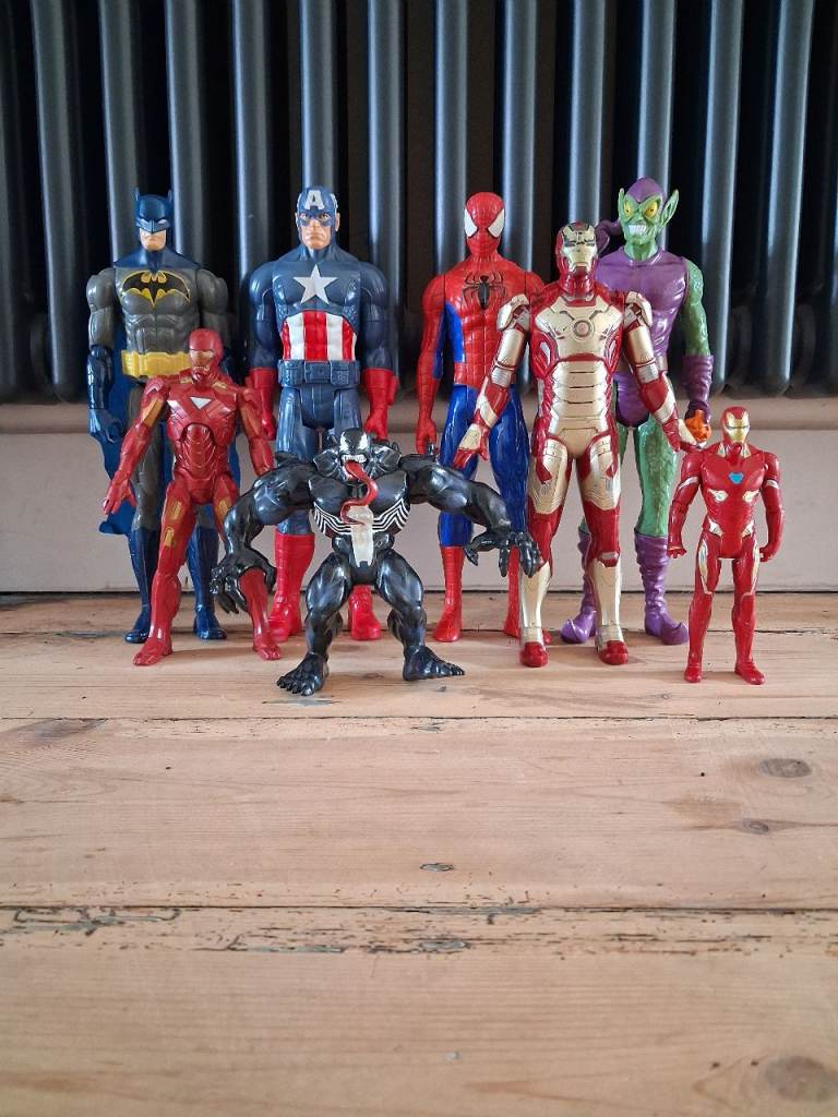 Marvel & DC Action Figures Collection – Good Condition
