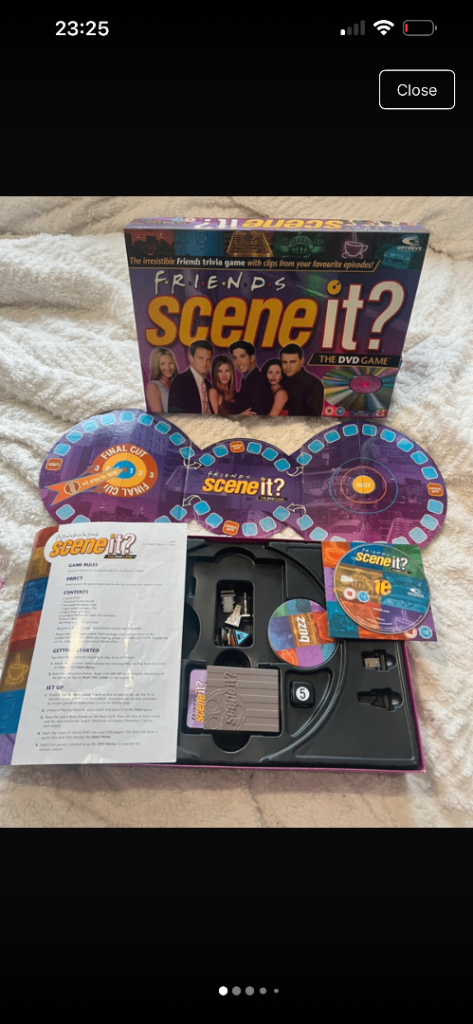 Friends Scene It? The DVD Game – Complete and Good Condition