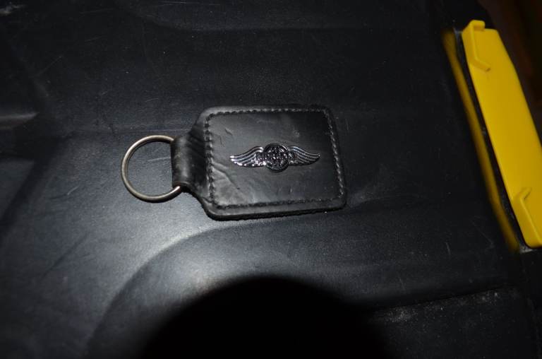 MORGAN SPORTS CAR 4 KEY LEATHER ORIGINAL KEYRING