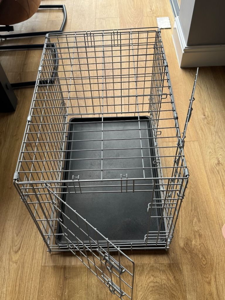 Large folding pet crat