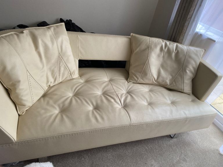 Leather Formenti stylish sofa 