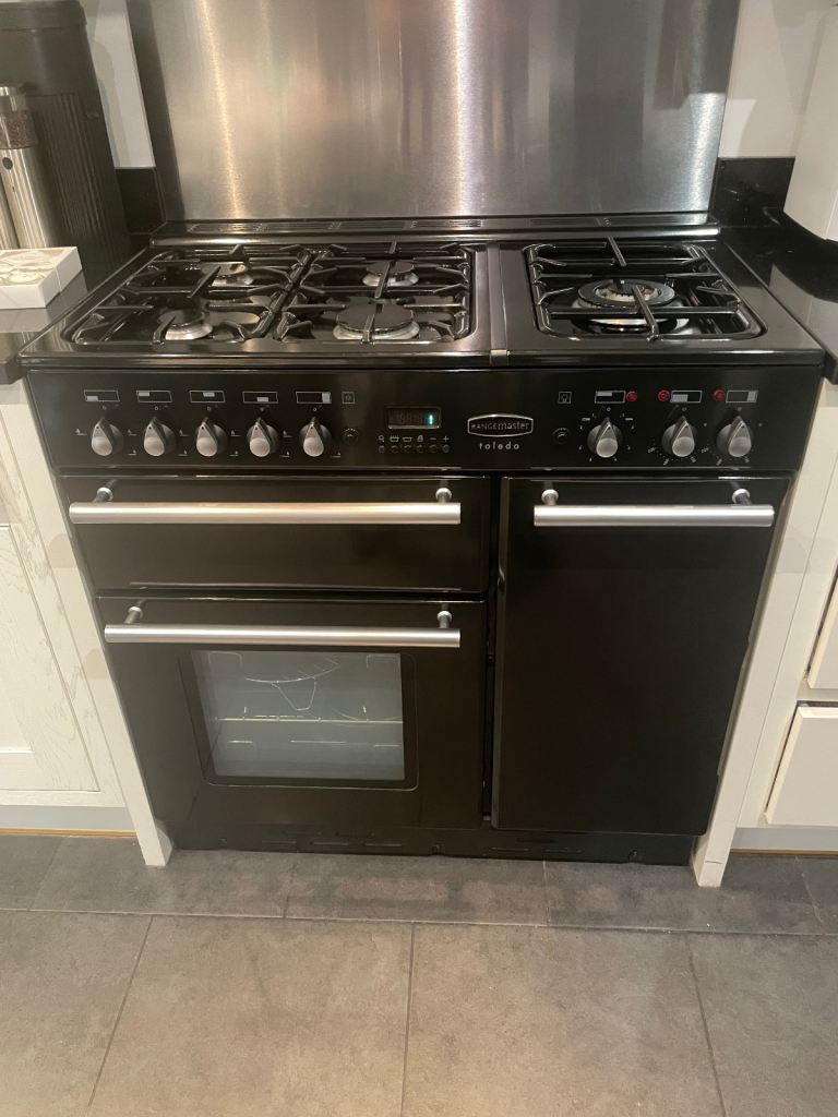 Rangemaster Toledo 90 Black, gas and electric 