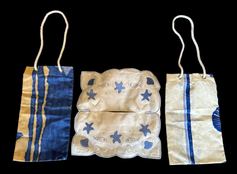 Bathroom Accessories x2 Toilet Roll Holders & Tissue Box Holder