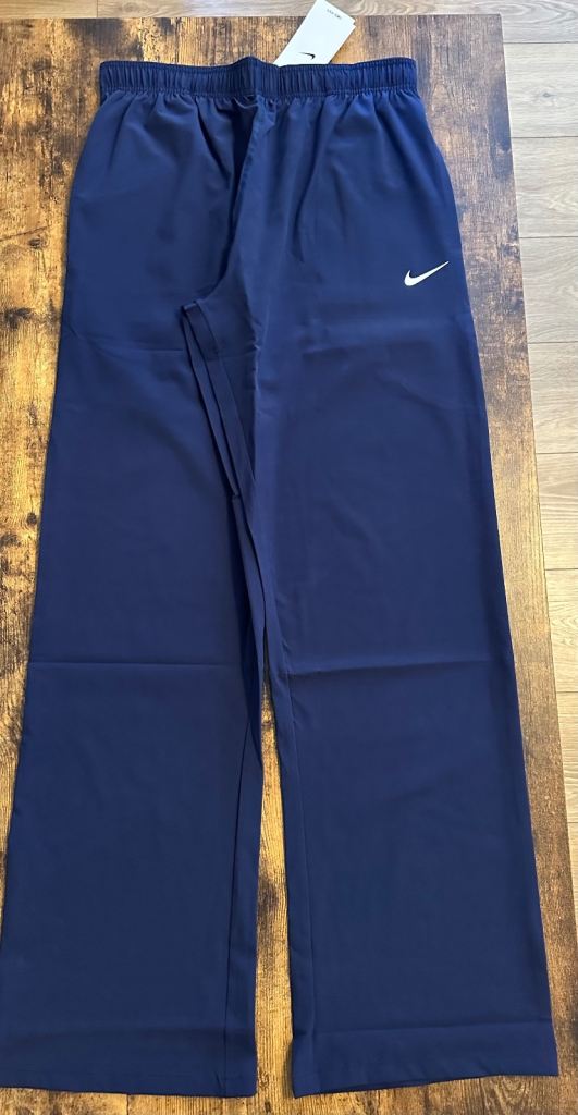 Men’s dri-fit blue trackpants