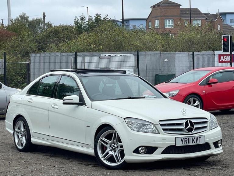 2011 MERCEDES C CLASS C220 CDI SPORT + PAN ROOF + LOW MILES + ALLOYS * 