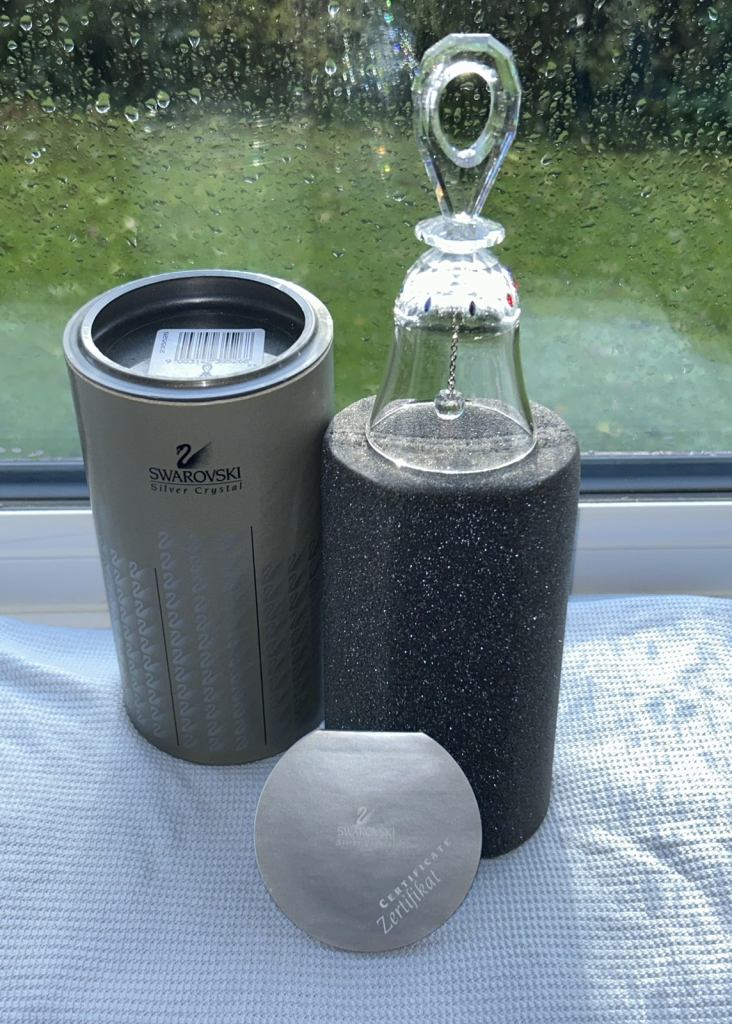 Brand New Boxed SWAROVSKI Mint Retired Solaris Table Bell 235526