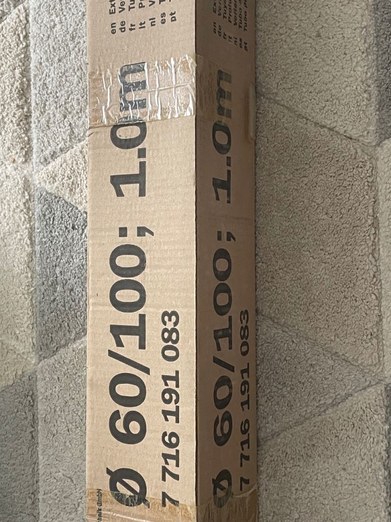 Worcester 1 metre flue extension 