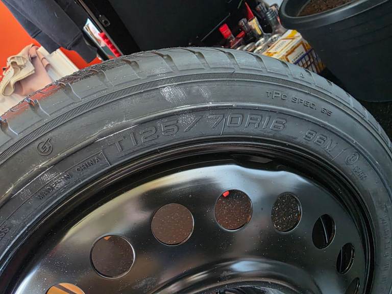 Spare wheel space saver 2012 till 2020