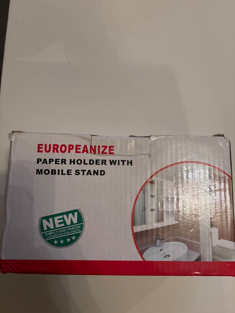 European paper holder with Mobile stand