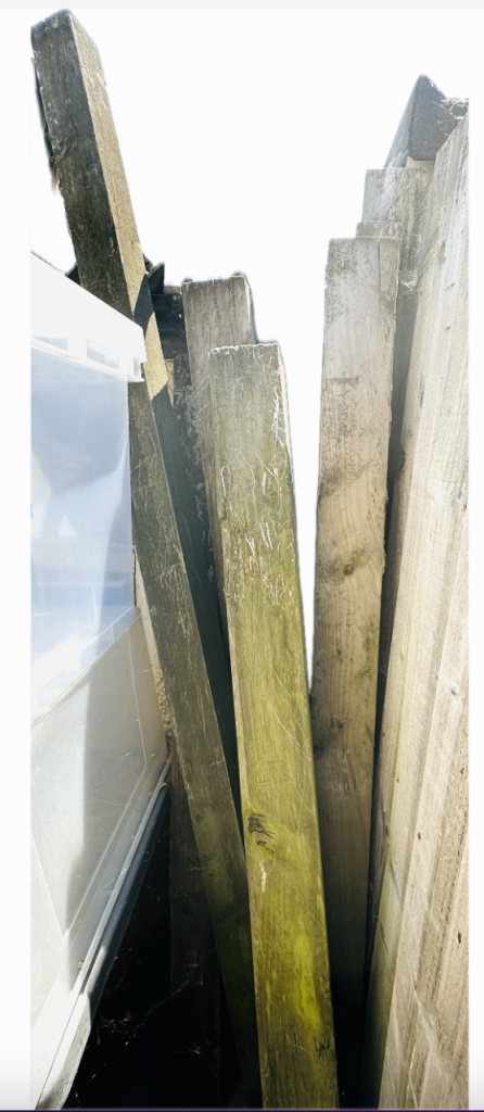  Timber/Wooden Fence Posts - Good for Projects