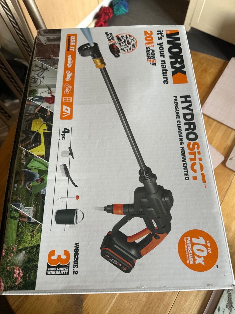 WORX HYDRASHOT CORDLESS POWER WASHER