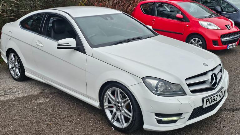 2012 Mercedes-Benz C Class C180 [1.6] BlueEFFICIENCY AMG Sport Plus 2dr COUPE Petrol Manual