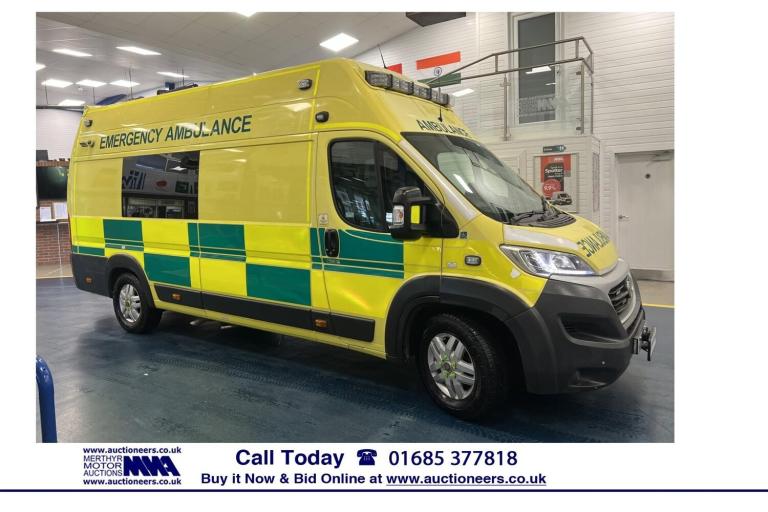 2018 Fiat Ducato 42 MAXI 2.3 MULTIJET II 176PS AMBULANCE C/W STRETCHER AND RAMP (EURO 6) --- PANE...