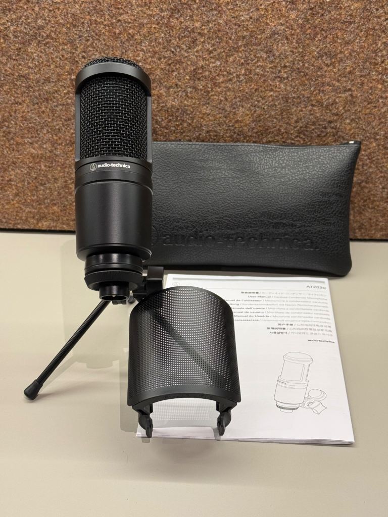 🎤 Audio Technica AT2020 XLR Microphone Bundle 