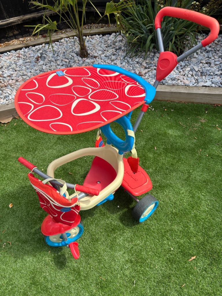 Smart Trike with Parent Handle and Sun Shade