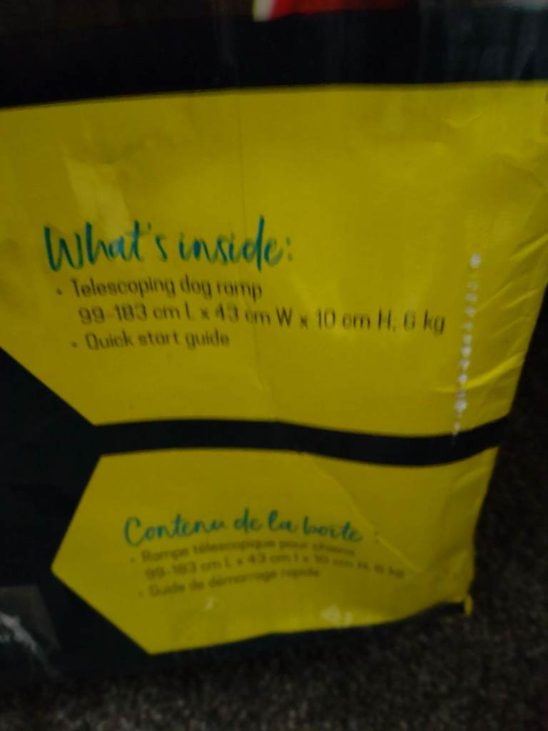 BRAND NEW NEVER BEEN USED dogs car ramp pick up only 