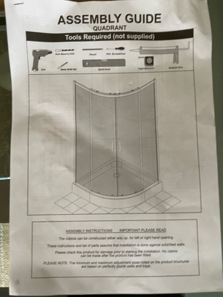 800mm Quadrant Shower Enclosure 