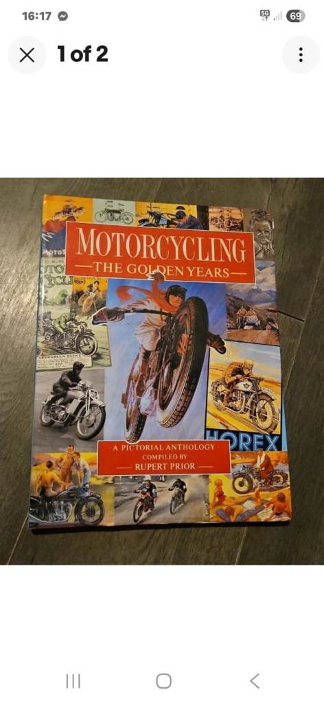 Vintage Motorcycling The Golden Years.Pictorial Anthology Compiled by Rupert Prior