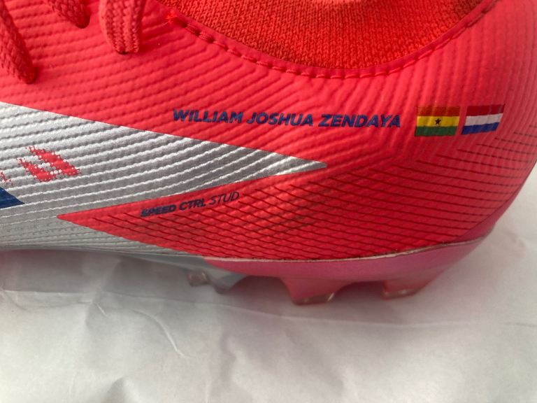 Liverpool player Frimpong player worn football boots 