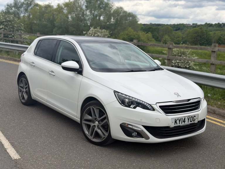2014 PEUGEOT 308 1.6 THP FELINE HATCHBACK WHITE SPARES OR REPAIR HPI CLEAR
