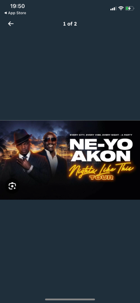 Akon and ne-yo nights like this ticket 