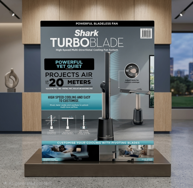 Shark TurboBlade High-Speed Multi-Directional Cooling Fan System