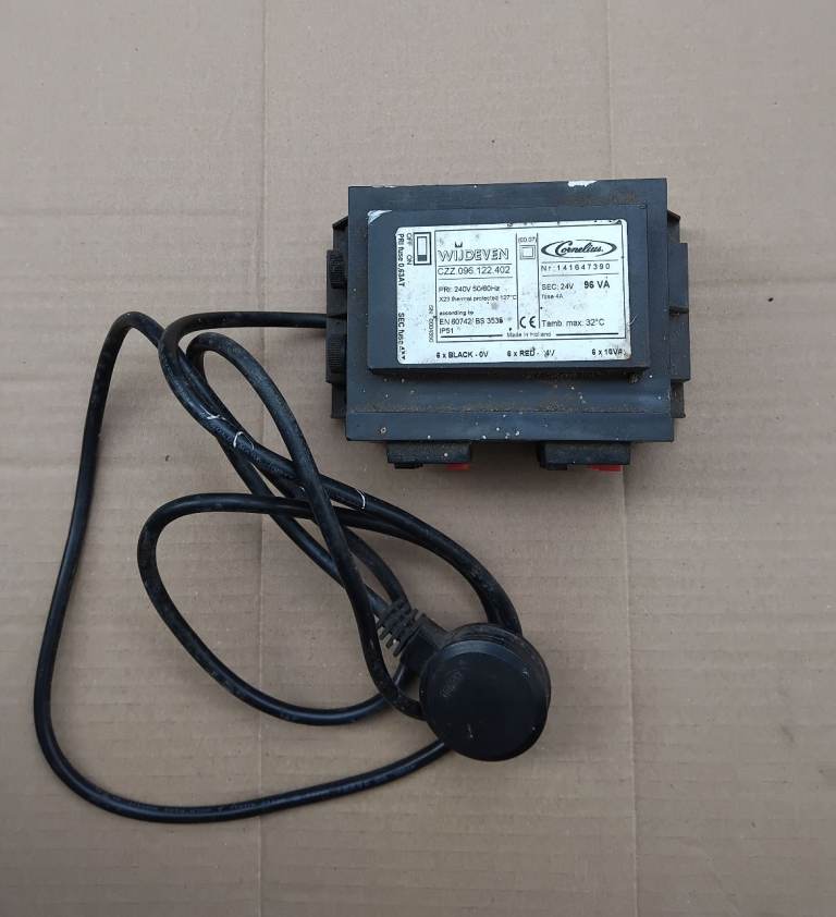 Wijdeven Cornelius Transformer CZZ 096.122.402, 240V to 24V