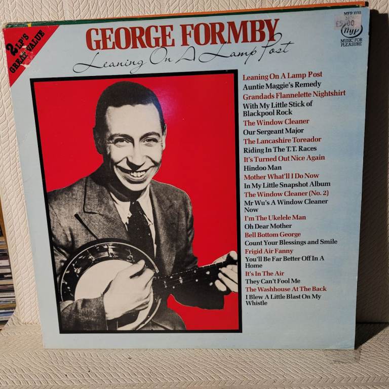George Formby Leaning On A Lamp Post 2 x Vinyl Lp  R2/4
