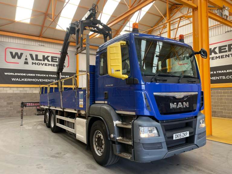 MAN TGS 26.360, *EURO 6* 6X2 26 TONNE DRAWBAR SPEC BRICK GRAB – 2015 – DK15 ZKP