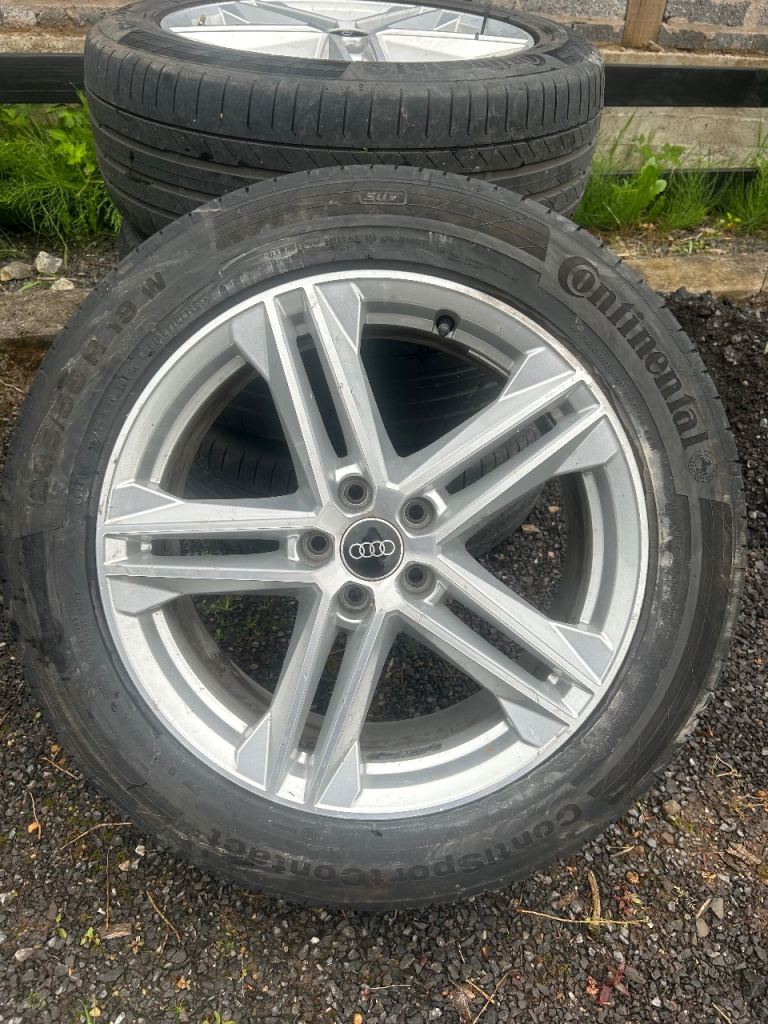 Genuine Audi 19” alloys with tyres
