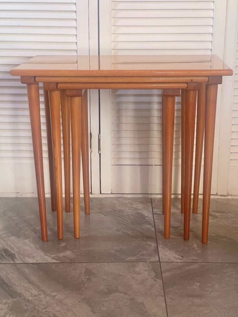 Retro mid century Danish nesters
