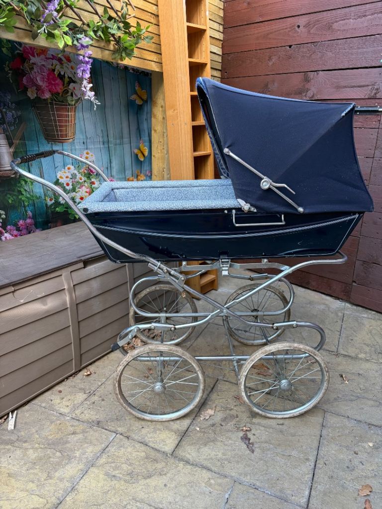 Free silver cross pram