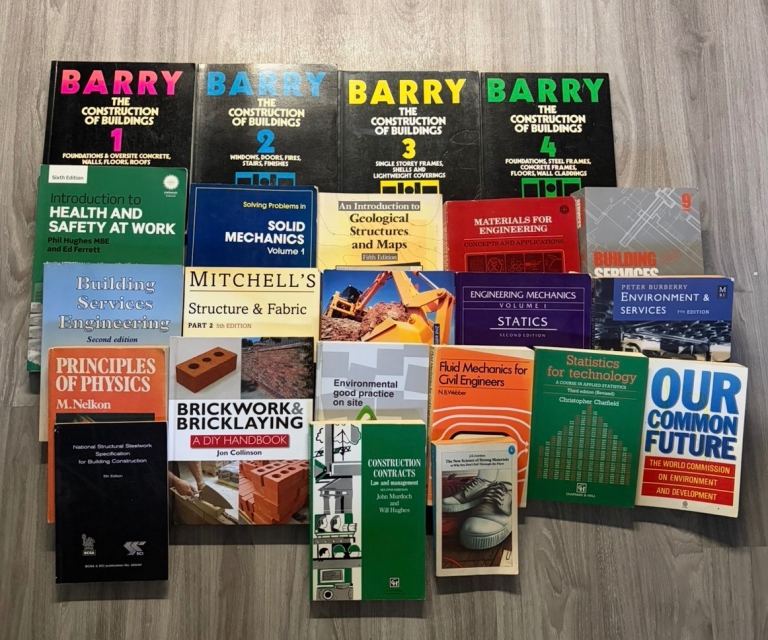 Construction & Civil Engineering Books – £150