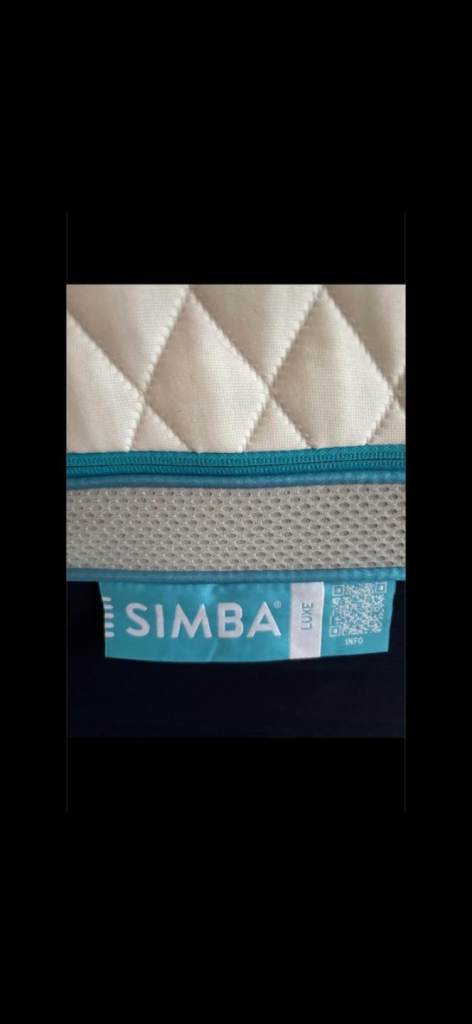 New Simba luxe king-size mattress 