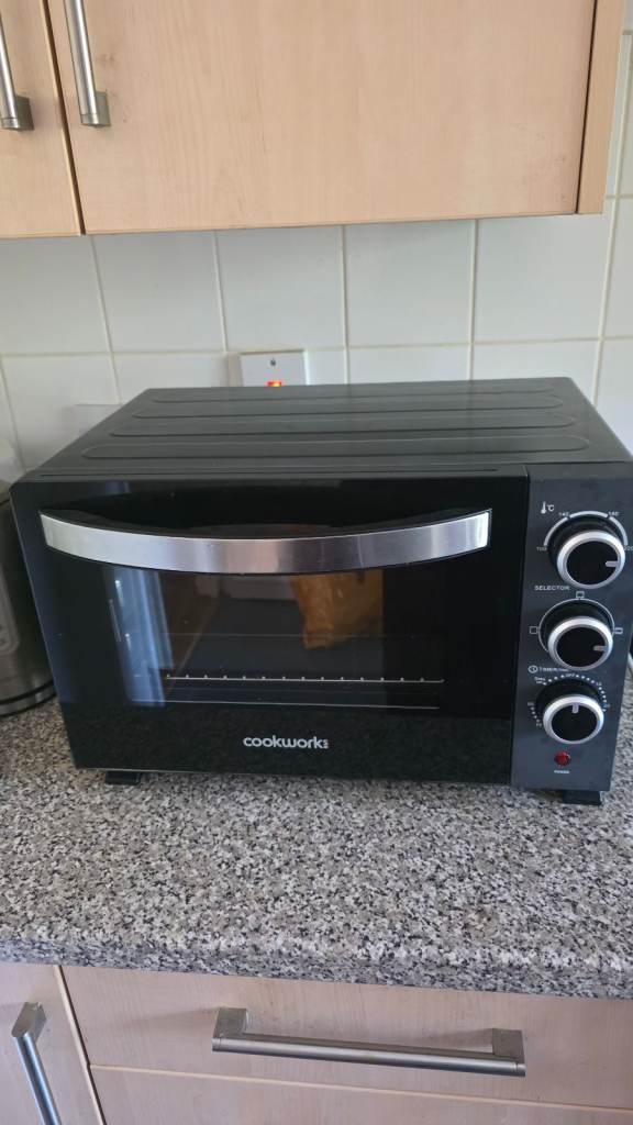 Cookworks Mini Oven with Grill – Black, Good Condition