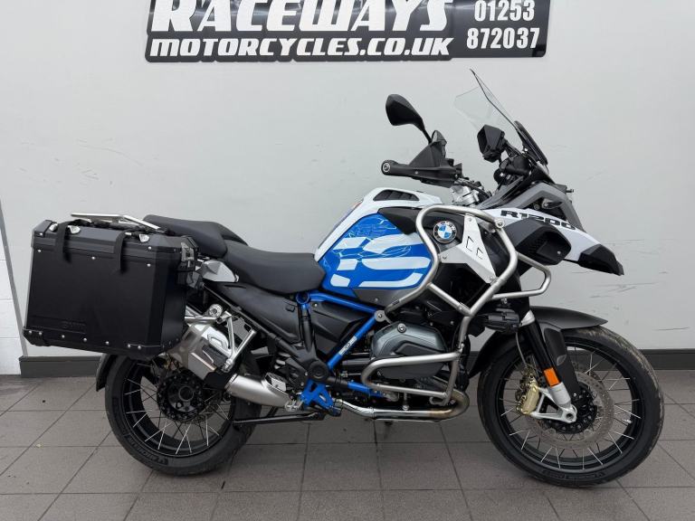 BMW R1200GS ADVENTURE RALLYE TE 2018 18 REG 10,808 MILES BLUE and WHITE