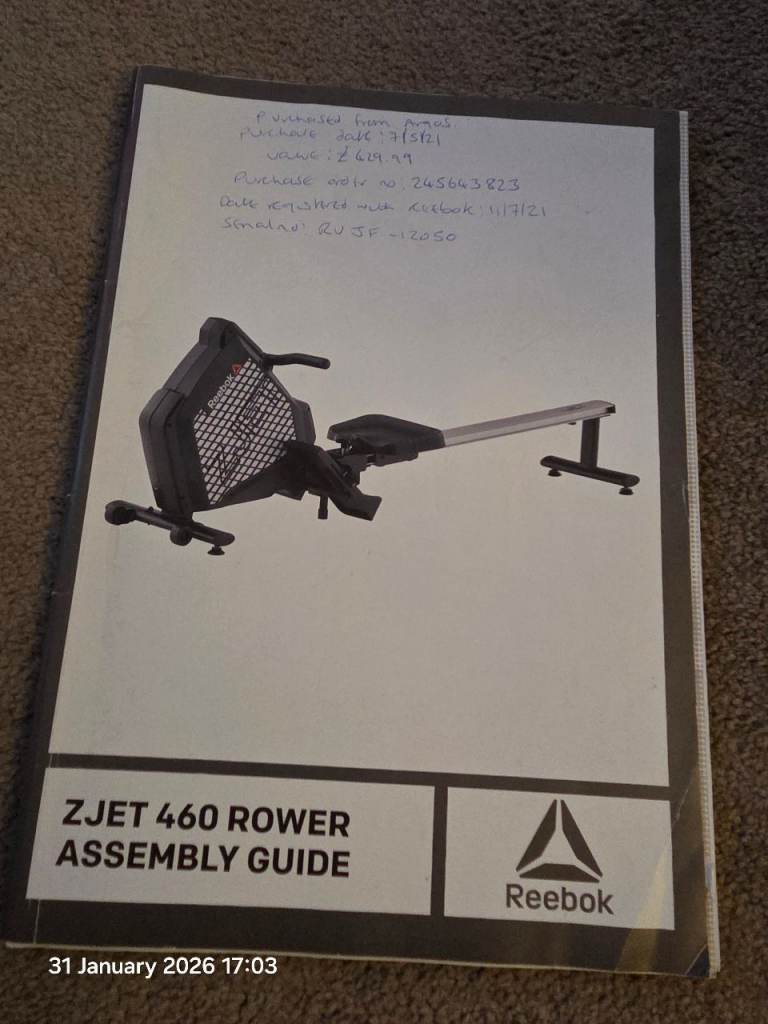 Reebok ZJet 460 rower