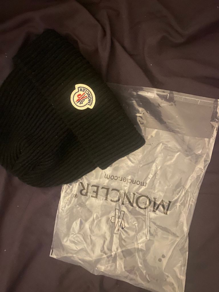 Brand new Moncler beanie