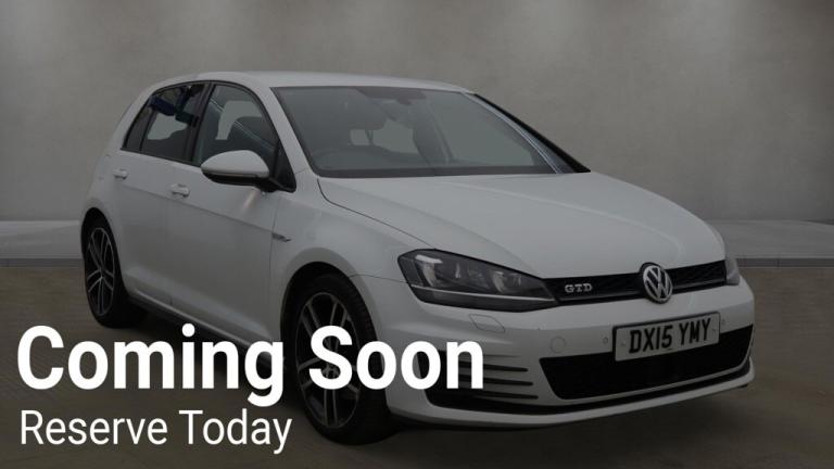 2015 Volkswagen Golf 2015 15-Reg VW Golf 2.0 TDI GTD 5dr,ALPINE WHITE,STUNNING COND!!! HATCHBACK ...