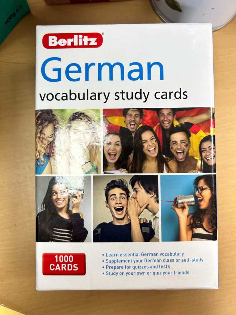 German Study Cards