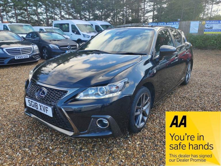 2018 Lexus CT 1.8 200h F Sport CVT Euro 6 (s/s) 5dr HATCHBACK Petrol/Electric Hybrid Automatic