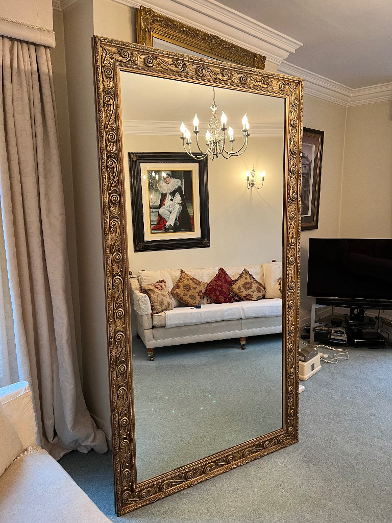 High Quality Luxury Gold Full Length Mirror 