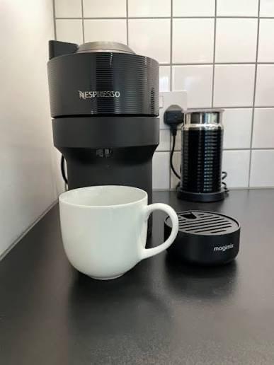Nespresso Vertuo Pop Barista Coffee Machine, Starter Kit Includes, Milk Frother