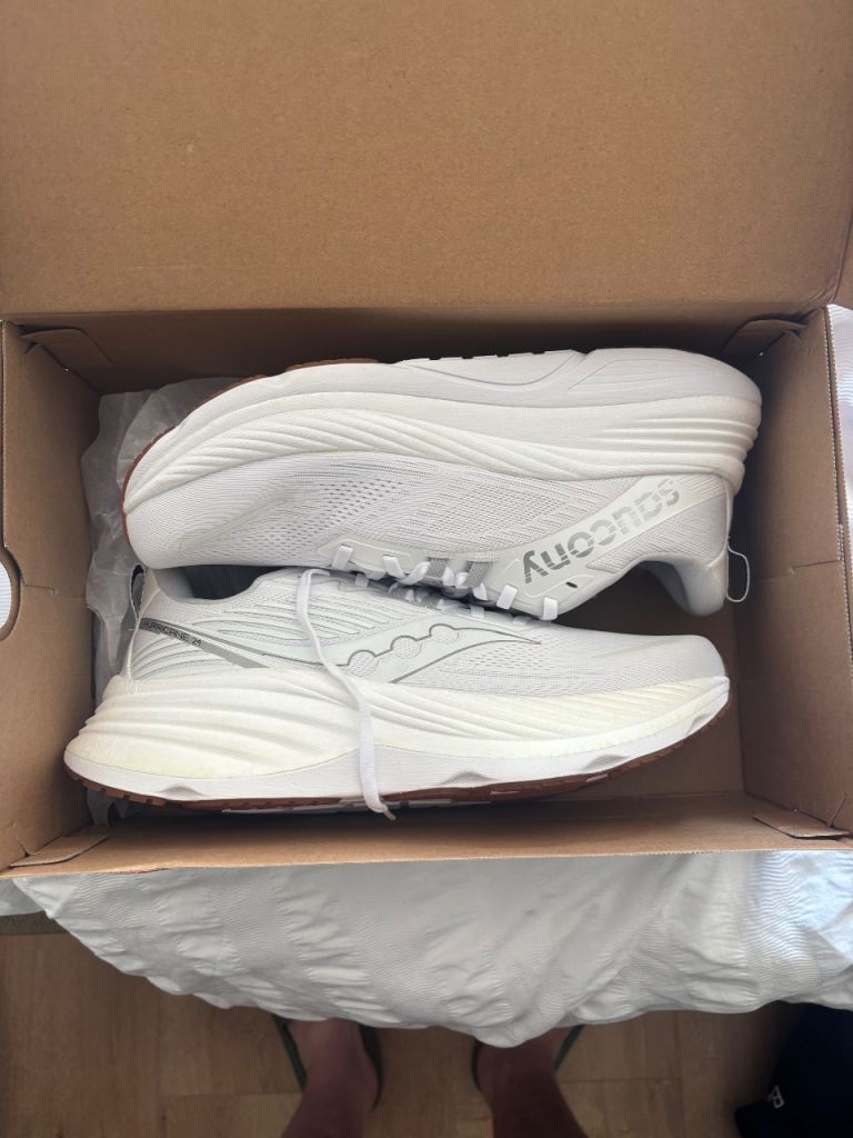 Saucony White Trainers – Brand New in Box