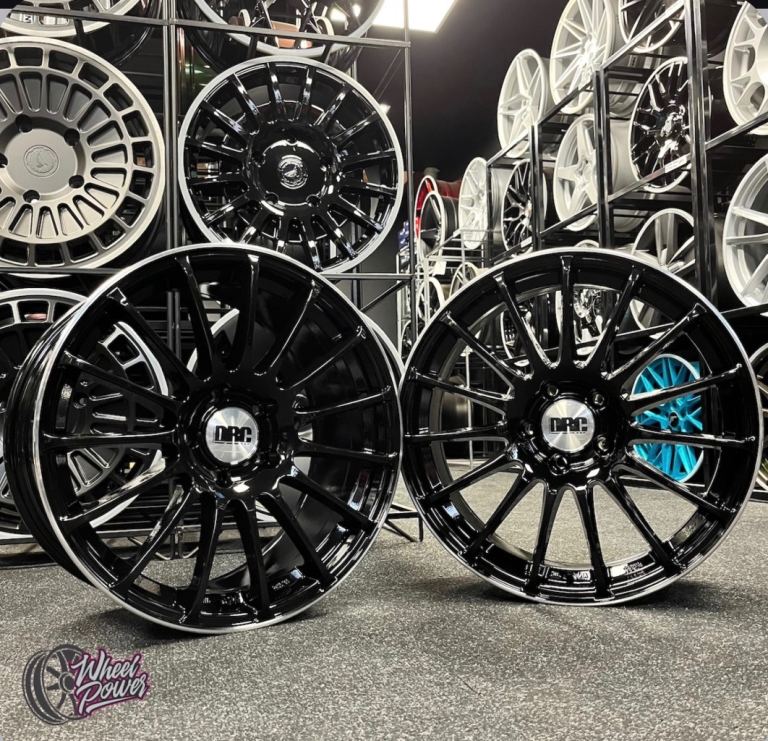 Staggered 18” 5x112 Mercedes C E Class Alloys New Black Wheels Wider Rears