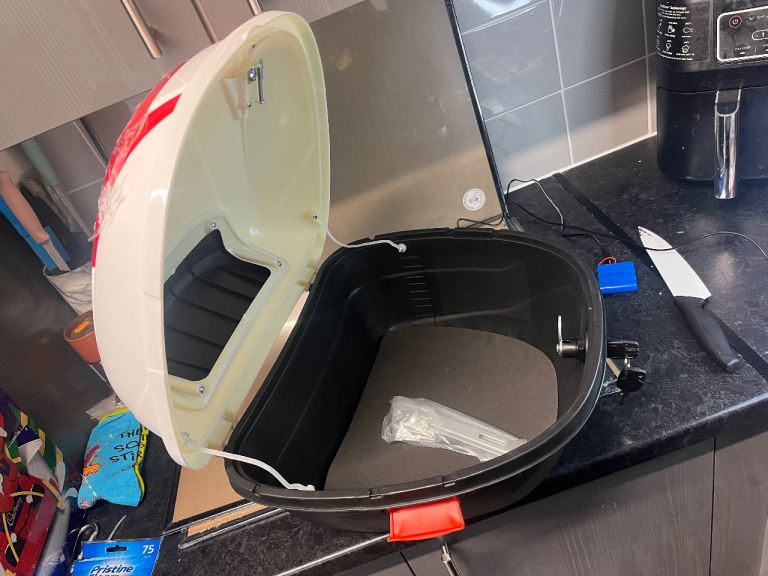 New motorbike rear lockbox 