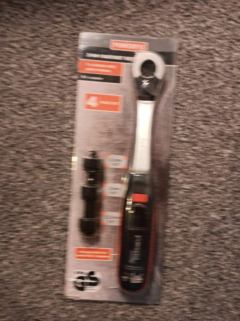 Powerfix 3 in 1 Ratchet Set,  4 piece set. Unopened and unused